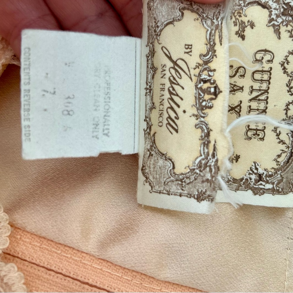 Vintage Gunne Sax by Jessica San Francisco Prairie Maxi Dress Size 7 - Picture 16 of 17